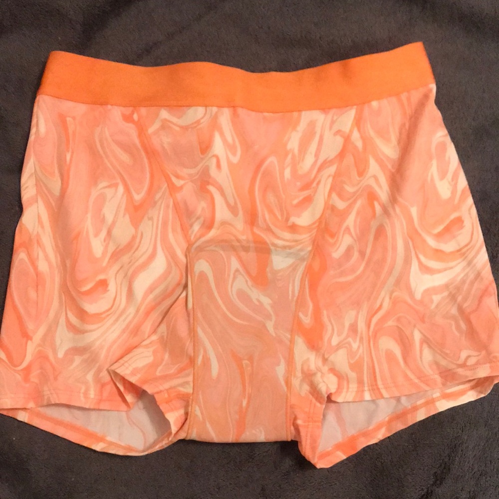 Orange Victoria Secret shortie/boy shorts boxer. Size medium. Brand new.